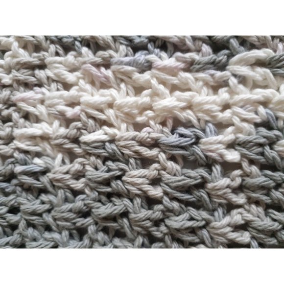 Set of 3  dish cloths grey white melange - Picture 4 of 7
